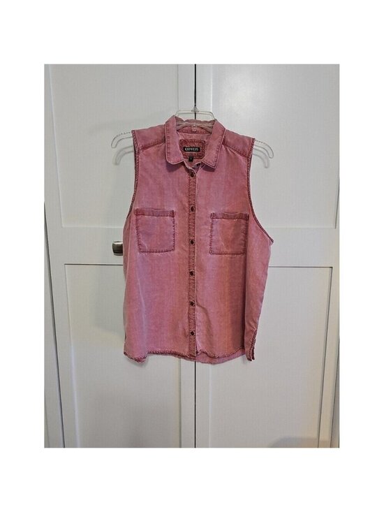 Tops - button up tank top size XL